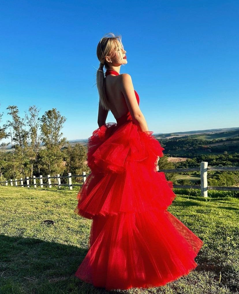 Vestido Marselle vermelho